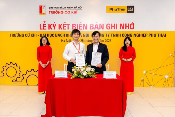 [SME – HỢP TÁC] LỄ KÝ KẾT BIÊN BẢN GHI NHỚ GIỮA TRƯỜNG CƠ KHÍ VÀ CÔNG TY TNHH CÔNG NGHIỆP PHÚ THÁI