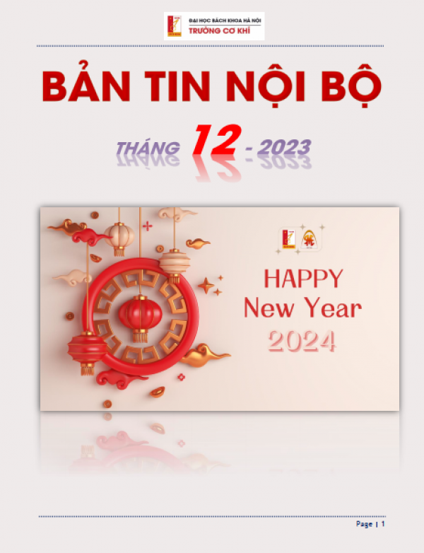 BẢN TIN NỘI BỘ THÁNG 12 – 2023