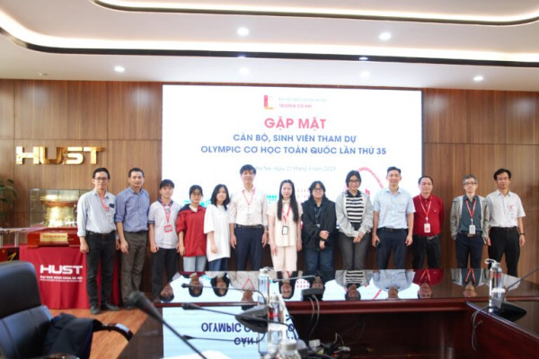 [SME] ĐỘI TUYỂN OLYMPIC CƠ HỌC TRƯỜNG CƠ KHÍ RA QUÂN THAM DỰ CUỘC THI LẦN THỨ 35