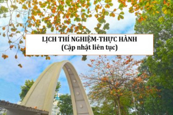 Lịch thí nghiệm – thực hành