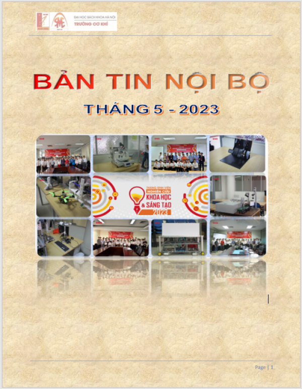 BẢN TIN NỘI BỘ THÁNG 5 – 2023