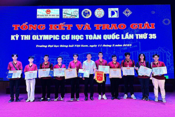 [SME] ĐẠI HỌC BÁCH KHOA HÀ NỘI GẶT HÁI HUY CHƯƠNG TẠI KỲ THI OLYMPIC CƠ HỌC TOÀN QUỐC LẦN THỨ 35