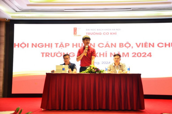 TẬP HUẤN CÁN BỘ, VIÊN CHỨC TRƯỜNG CƠ KHÍ NĂM 2024