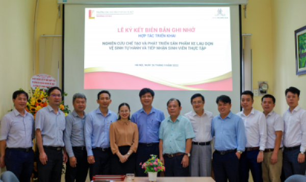 HỢP TÁC NGHIÊN CỨU VÀ CHUYỂN GIAO CÔNG NGHỆ GIỮA TRƯỜNG CƠ KHÍ- ĐHBKHN VỚI CÔNG TY TNHH CUNG ỨNG THIẾT BỊ KHÁCH SẠN HOÀN MỸ