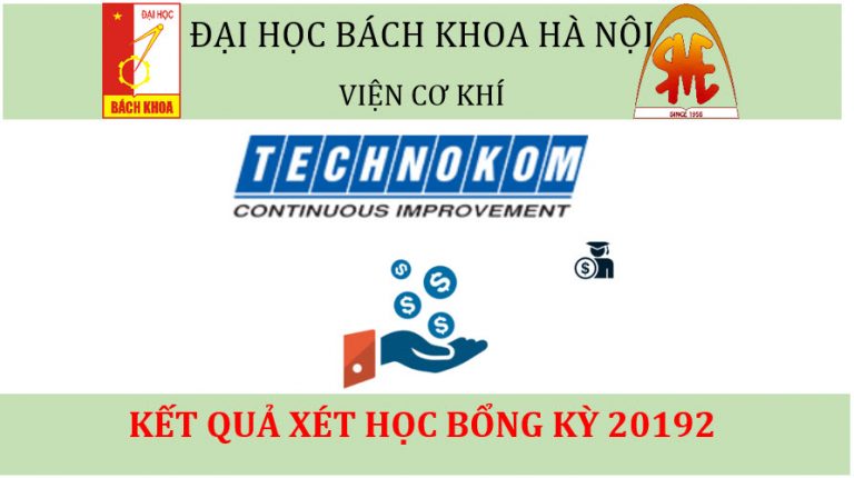 Kết quả xét học bổng Technokom kỳ học 20192
